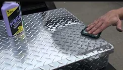 How to Polish Diamond Plate the Easy Way by Hand #1